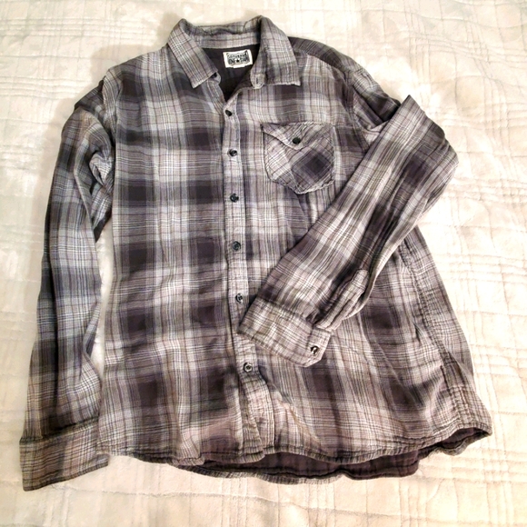 converse one star flannel shirt